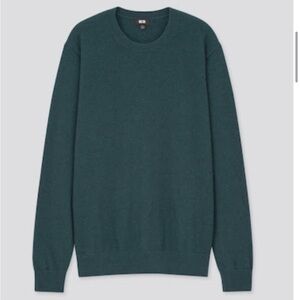 Uniqlo men’s cashmere sweater dark green xxs women’s xs